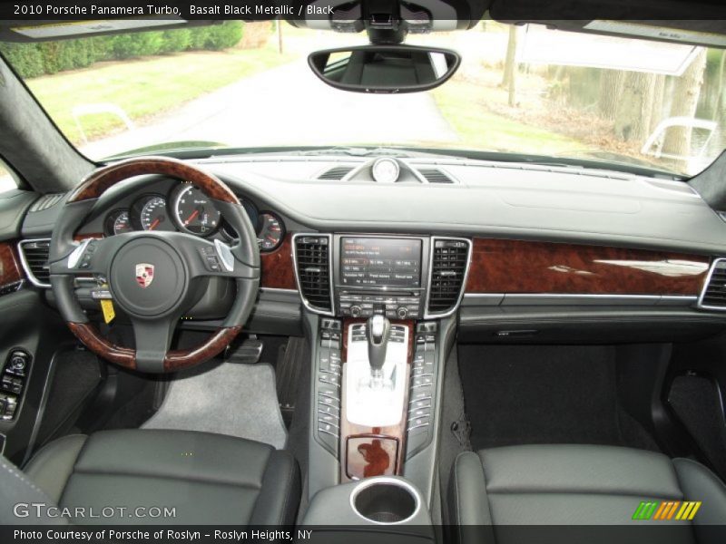 Basalt Black Metallic / Black 2010 Porsche Panamera Turbo