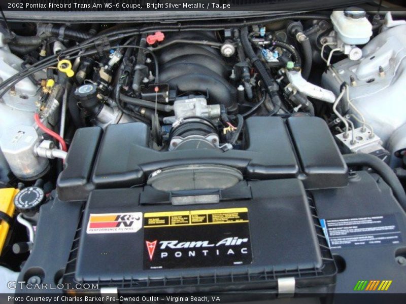 Bright Silver Metallic / Taupe 2002 Pontiac Firebird Trans Am WS-6 Coupe