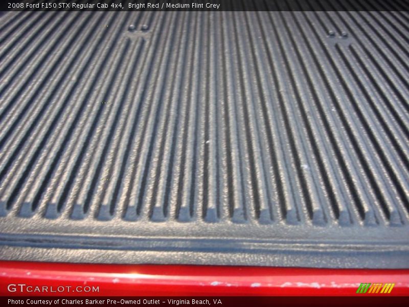 Bright Red / Medium Flint Grey 2008 Ford F150 STX Regular Cab 4x4