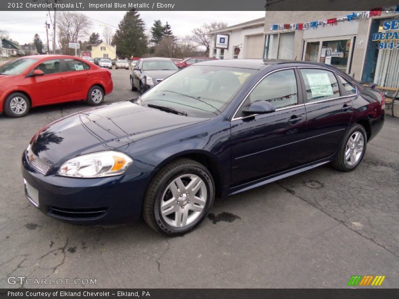 Imperial Blue Metallic / Ebony 2012 Chevrolet Impala LT