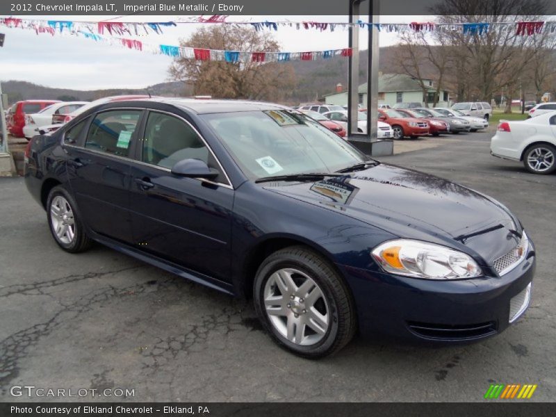 Imperial Blue Metallic / Ebony 2012 Chevrolet Impala LT