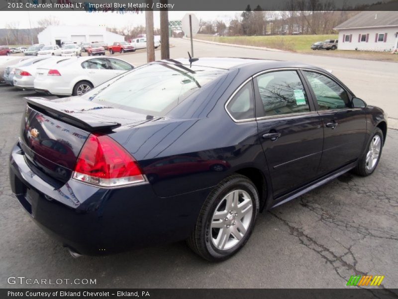 Imperial Blue Metallic / Ebony 2012 Chevrolet Impala LT