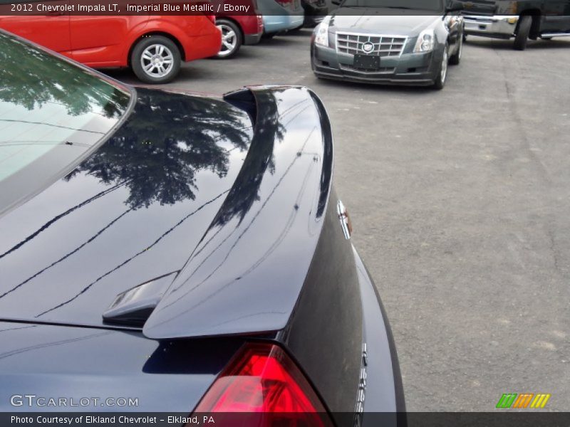 Imperial Blue Metallic / Ebony 2012 Chevrolet Impala LT