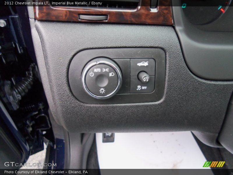 Imperial Blue Metallic / Ebony 2012 Chevrolet Impala LT