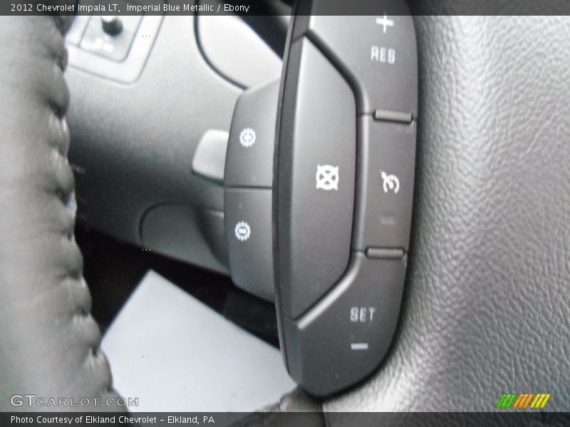 Imperial Blue Metallic / Ebony 2012 Chevrolet Impala LT