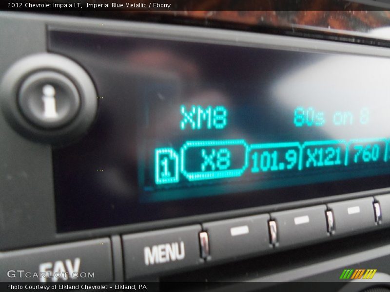 Imperial Blue Metallic / Ebony 2012 Chevrolet Impala LT