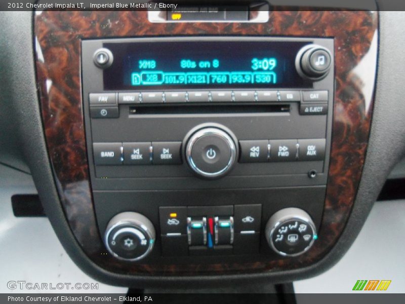 Imperial Blue Metallic / Ebony 2012 Chevrolet Impala LT