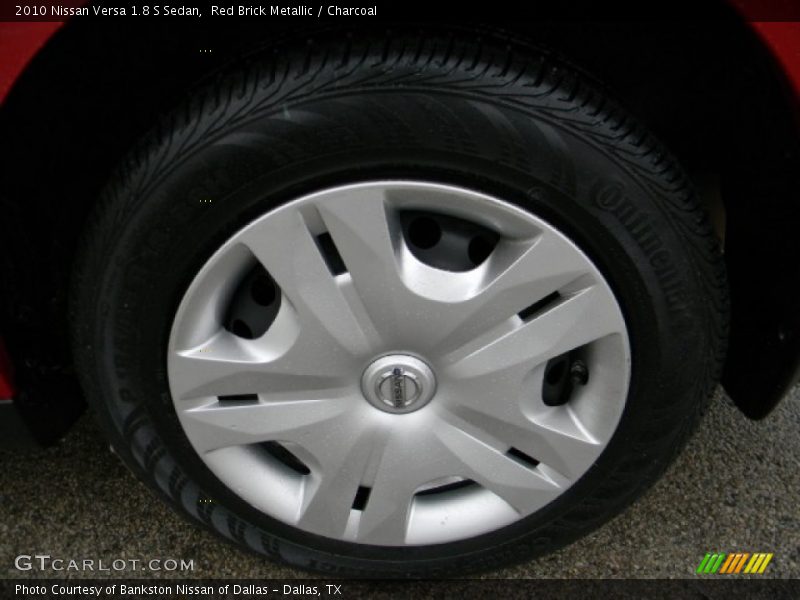 Red Brick Metallic / Charcoal 2010 Nissan Versa 1.8 S Sedan