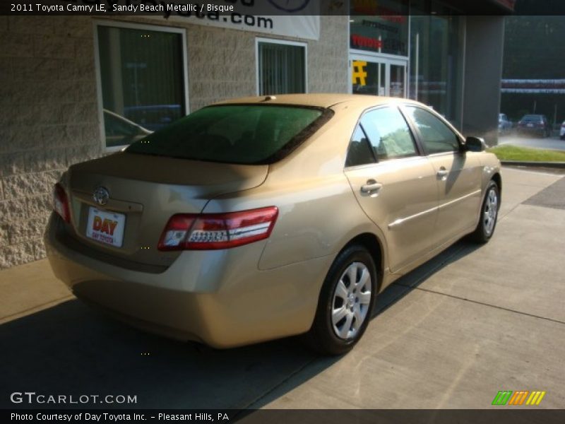 Sandy Beach Metallic / Bisque 2011 Toyota Camry LE