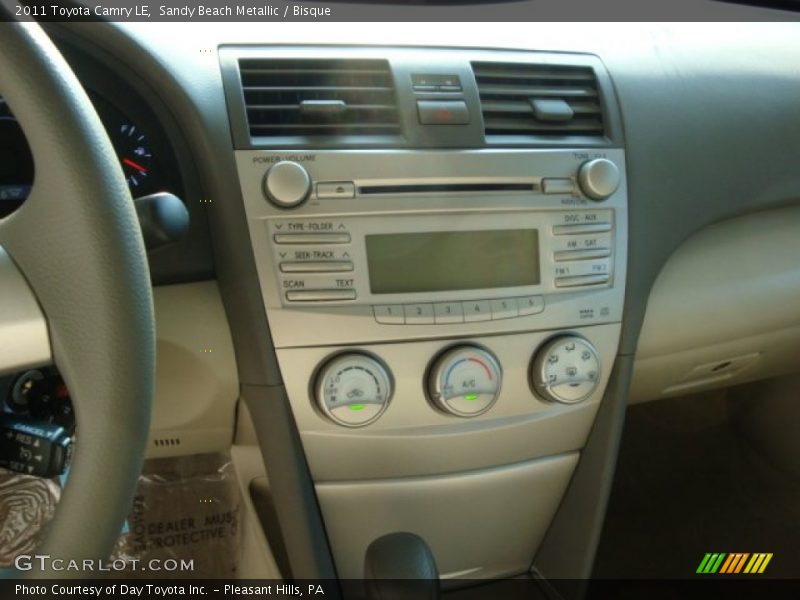 Sandy Beach Metallic / Bisque 2011 Toyota Camry LE