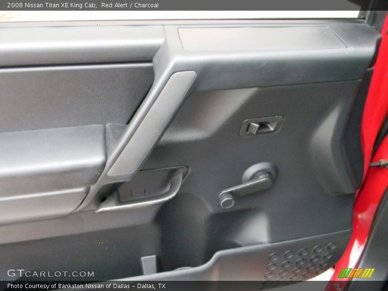 Red Alert / Charcoal 2008 Nissan Titan XE King Cab