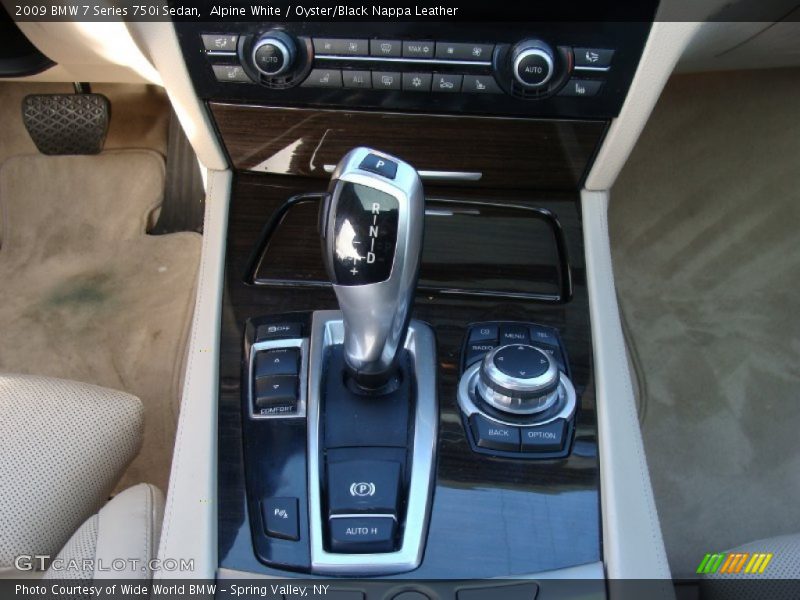 Alpine White / Oyster/Black Nappa Leather 2009 BMW 7 Series 750i Sedan