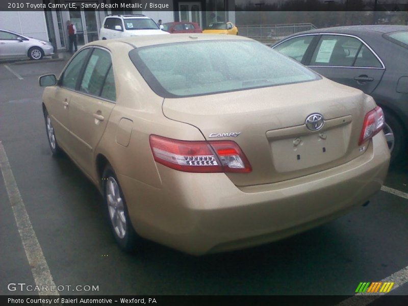 Sandy Beach Metallic / Bisque 2010 Toyota Camry LE