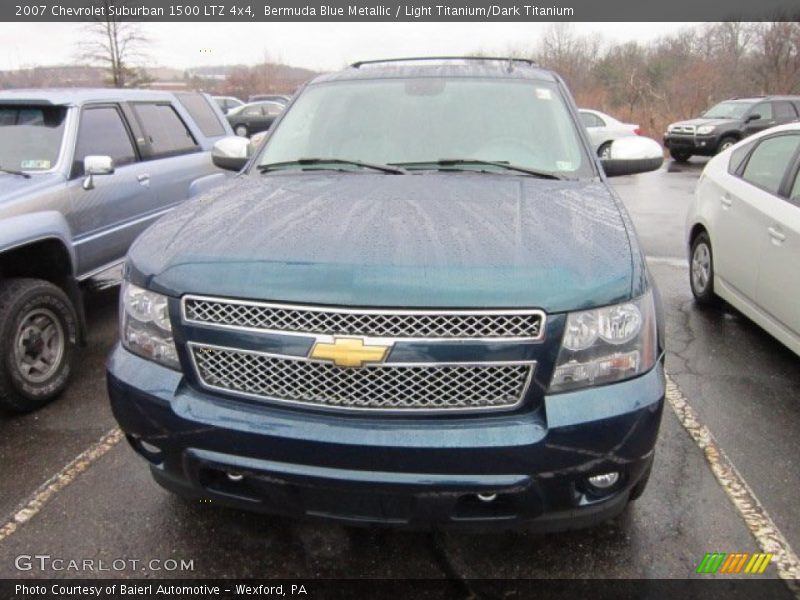 Bermuda Blue Metallic / Light Titanium/Dark Titanium 2007 Chevrolet Suburban 1500 LTZ 4x4