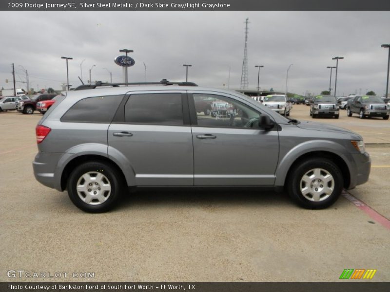 Silver Steel Metallic / Dark Slate Gray/Light Graystone 2009 Dodge Journey SE