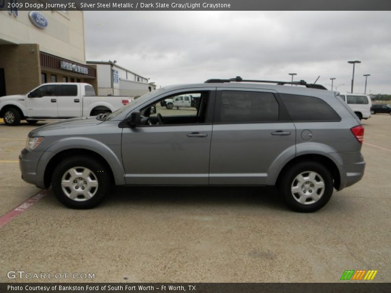 Silver Steel Metallic / Dark Slate Gray/Light Graystone 2009 Dodge Journey SE