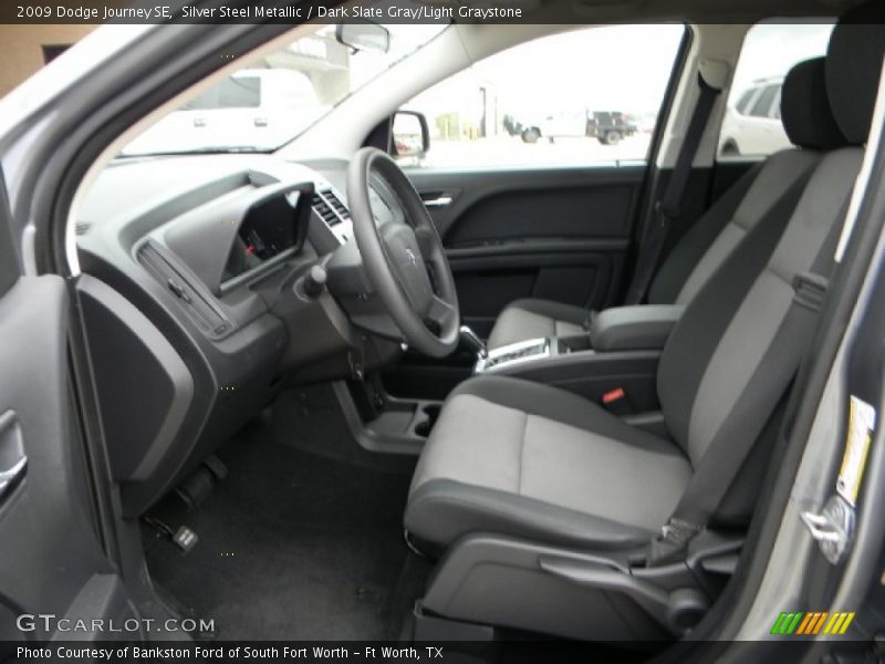 Silver Steel Metallic / Dark Slate Gray/Light Graystone 2009 Dodge Journey SE