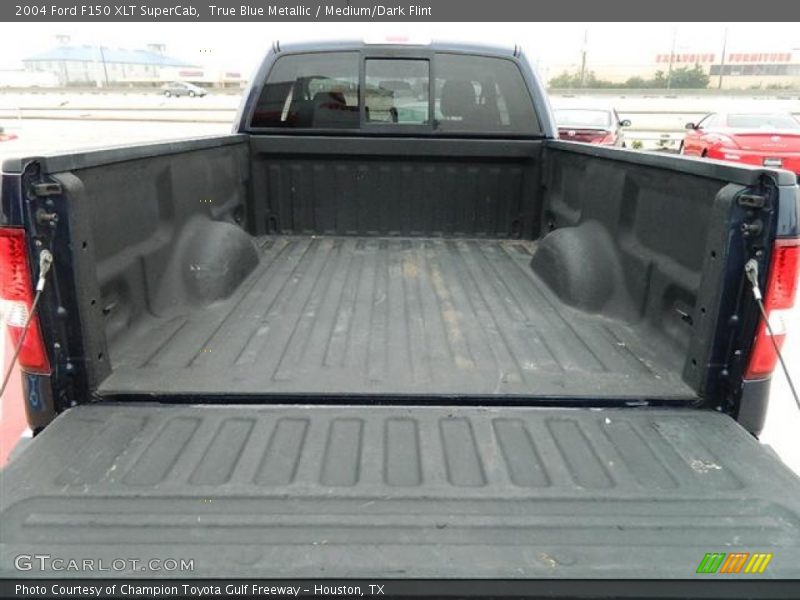 True Blue Metallic / Medium/Dark Flint 2004 Ford F150 XLT SuperCab