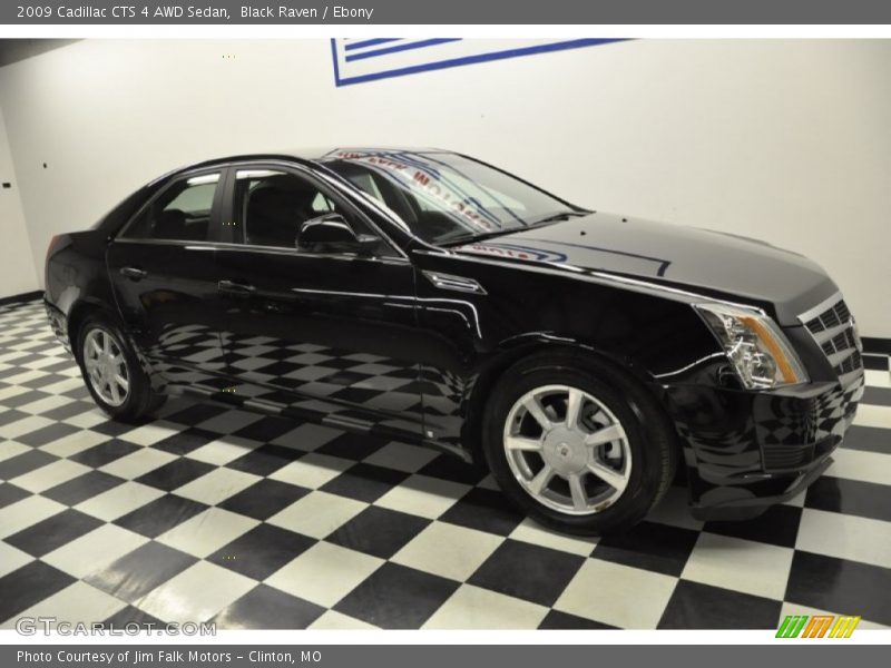 Black Raven / Ebony 2009 Cadillac CTS 4 AWD Sedan