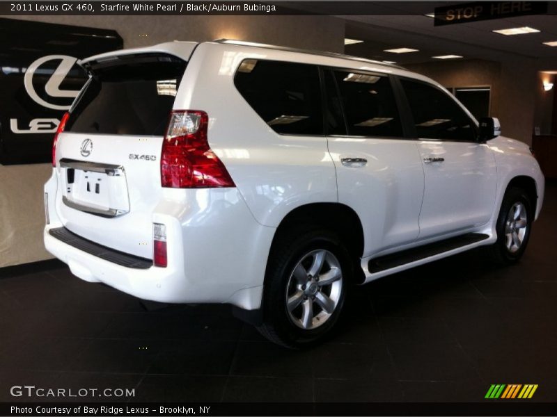 Starfire White Pearl / Black/Auburn Bubinga 2011 Lexus GX 460