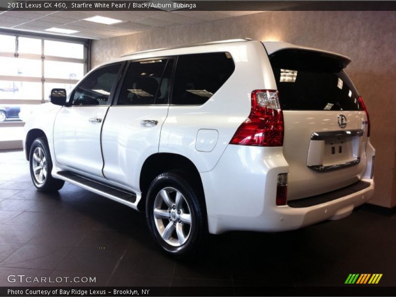 Starfire White Pearl / Black/Auburn Bubinga 2011 Lexus GX 460