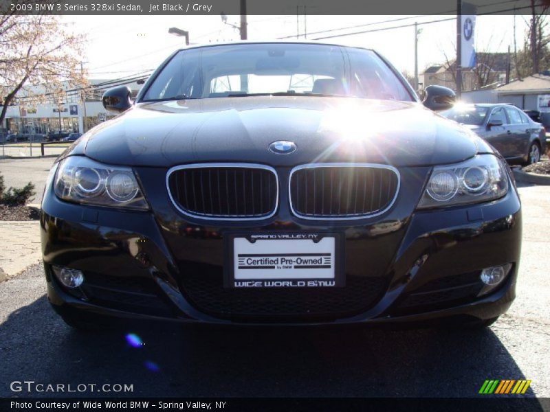 Jet Black / Grey 2009 BMW 3 Series 328xi Sedan