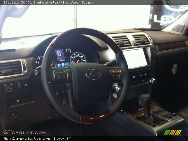Starfire White Pearl / Black/Auburn Bubinga 2011 Lexus GX 460
