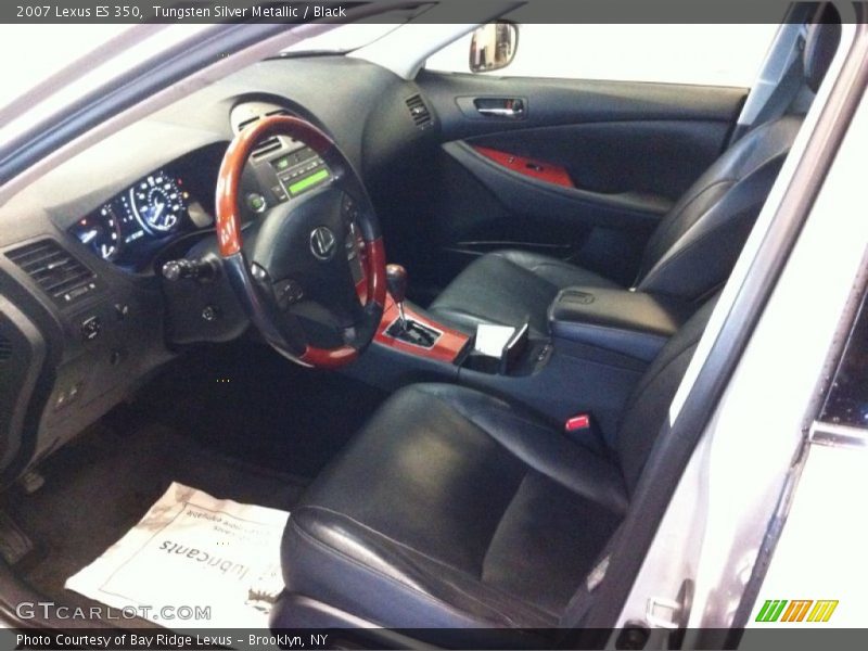 Tungsten Silver Metallic / Black 2007 Lexus ES 350