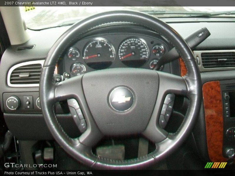 Black / Ebony 2007 Chevrolet Avalanche LTZ 4WD