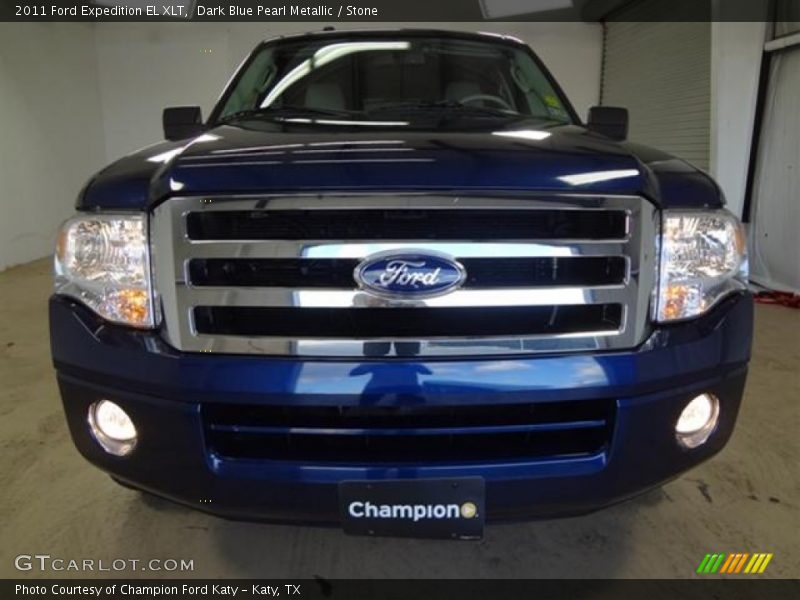 Dark Blue Pearl Metallic / Stone 2011 Ford Expedition EL XLT