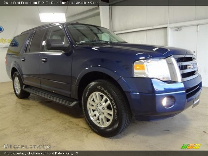 Dark Blue Pearl Metallic / Stone 2011 Ford Expedition EL XLT
