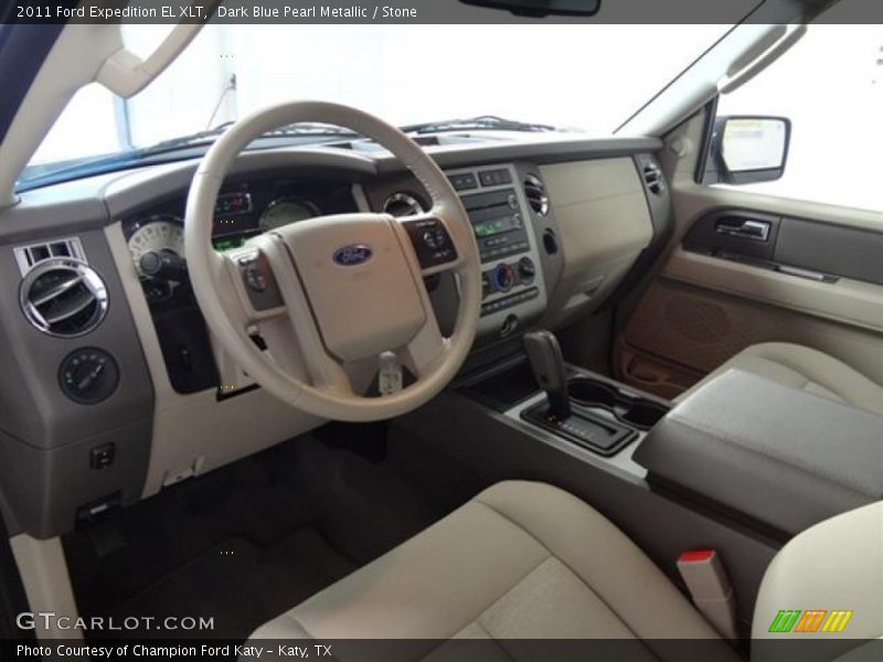 Dark Blue Pearl Metallic / Stone 2011 Ford Expedition EL XLT