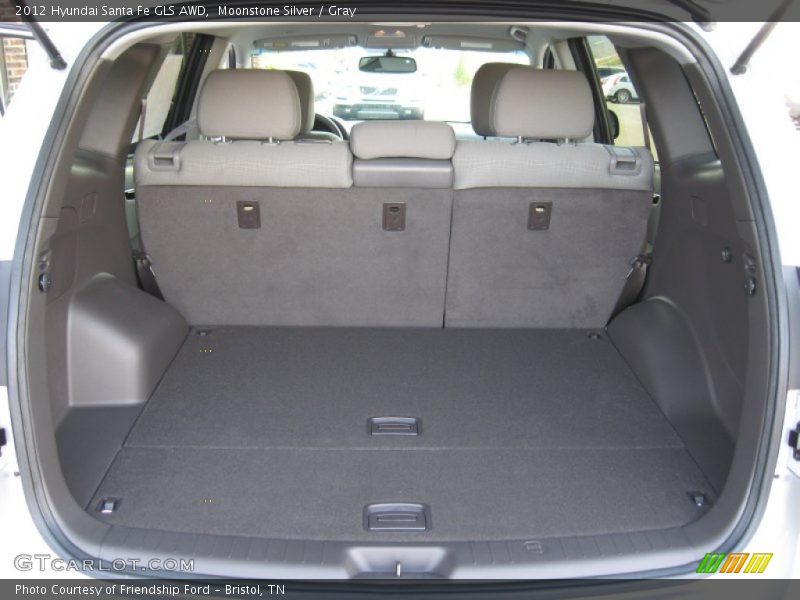 Moonstone Silver / Gray 2012 Hyundai Santa Fe GLS AWD