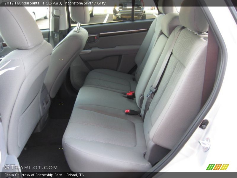 Moonstone Silver / Gray 2012 Hyundai Santa Fe GLS AWD
