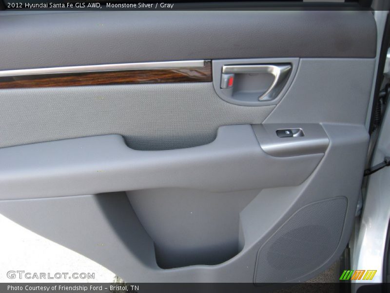 Moonstone Silver / Gray 2012 Hyundai Santa Fe GLS AWD