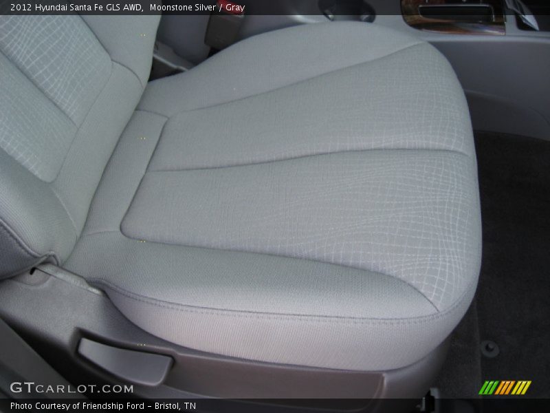 Moonstone Silver / Gray 2012 Hyundai Santa Fe GLS AWD