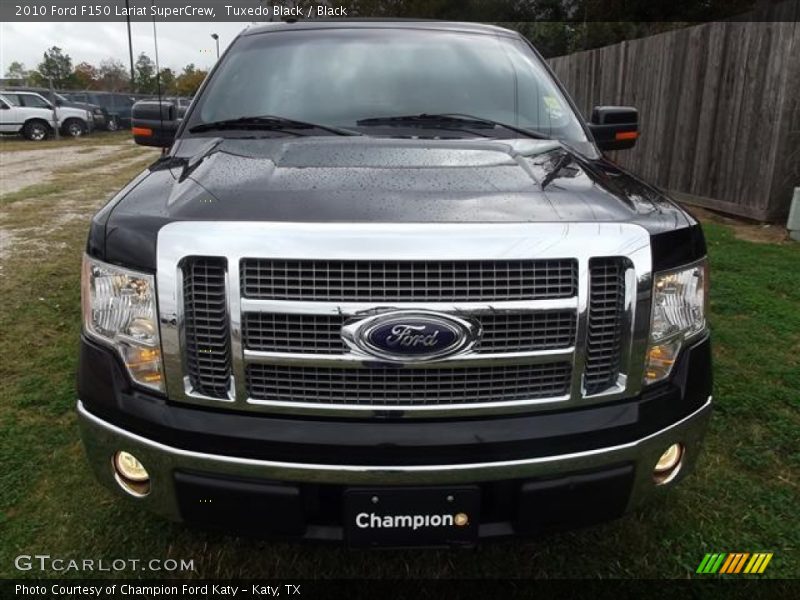 Tuxedo Black / Black 2010 Ford F150 Lariat SuperCrew