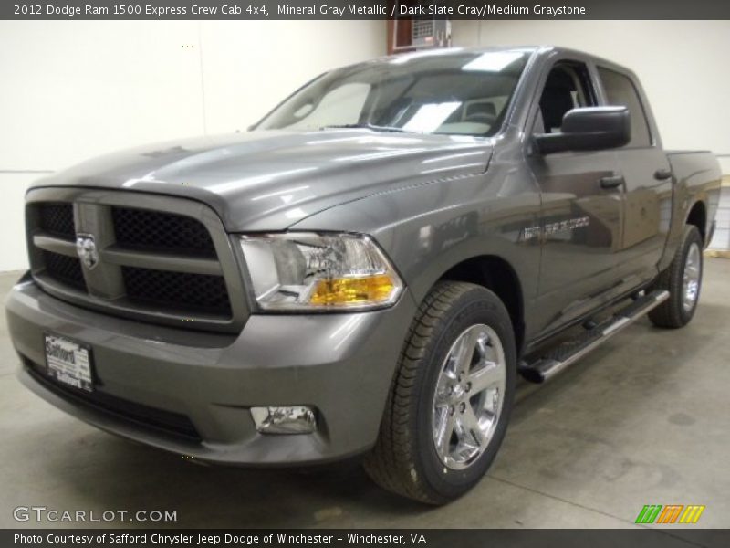 Mineral Gray Metallic / Dark Slate Gray/Medium Graystone 2012 Dodge Ram 1500 Express Crew Cab 4x4