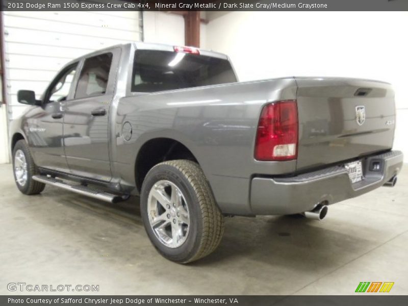 Mineral Gray Metallic / Dark Slate Gray/Medium Graystone 2012 Dodge Ram 1500 Express Crew Cab 4x4