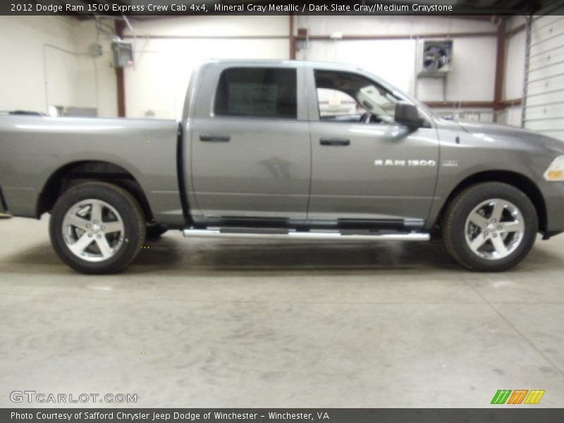 Mineral Gray Metallic / Dark Slate Gray/Medium Graystone 2012 Dodge Ram 1500 Express Crew Cab 4x4