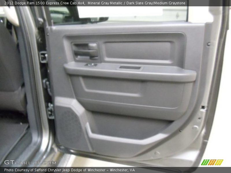 Mineral Gray Metallic / Dark Slate Gray/Medium Graystone 2012 Dodge Ram 1500 Express Crew Cab 4x4