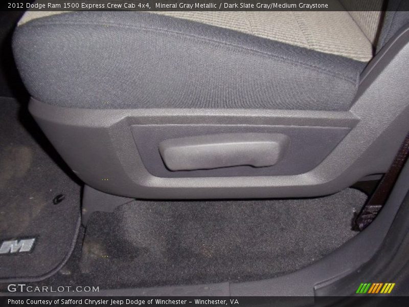 Mineral Gray Metallic / Dark Slate Gray/Medium Graystone 2012 Dodge Ram 1500 Express Crew Cab 4x4