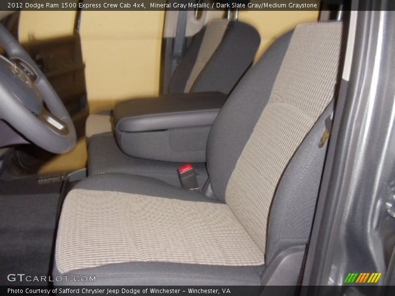 Mineral Gray Metallic / Dark Slate Gray/Medium Graystone 2012 Dodge Ram 1500 Express Crew Cab 4x4