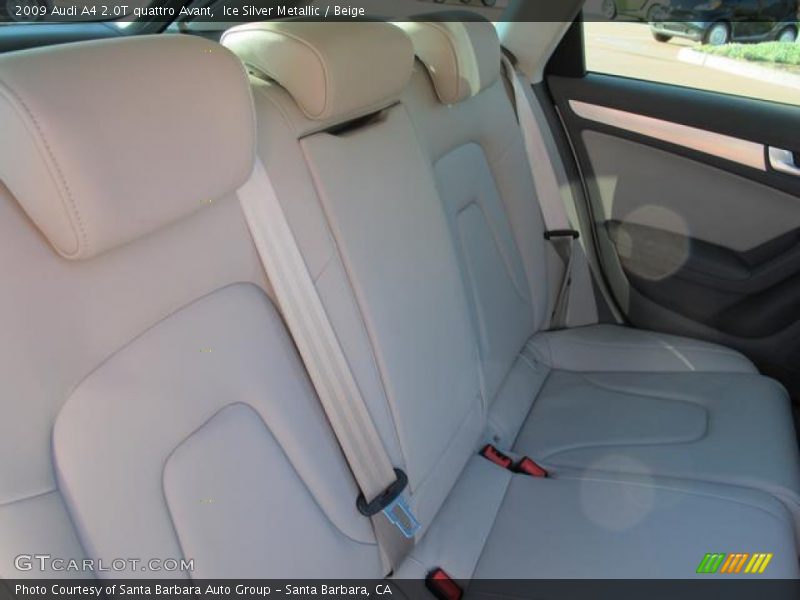 Ice Silver Metallic / Beige 2009 Audi A4 2.0T quattro Avant
