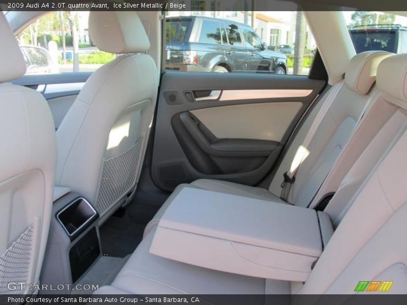 Ice Silver Metallic / Beige 2009 Audi A4 2.0T quattro Avant