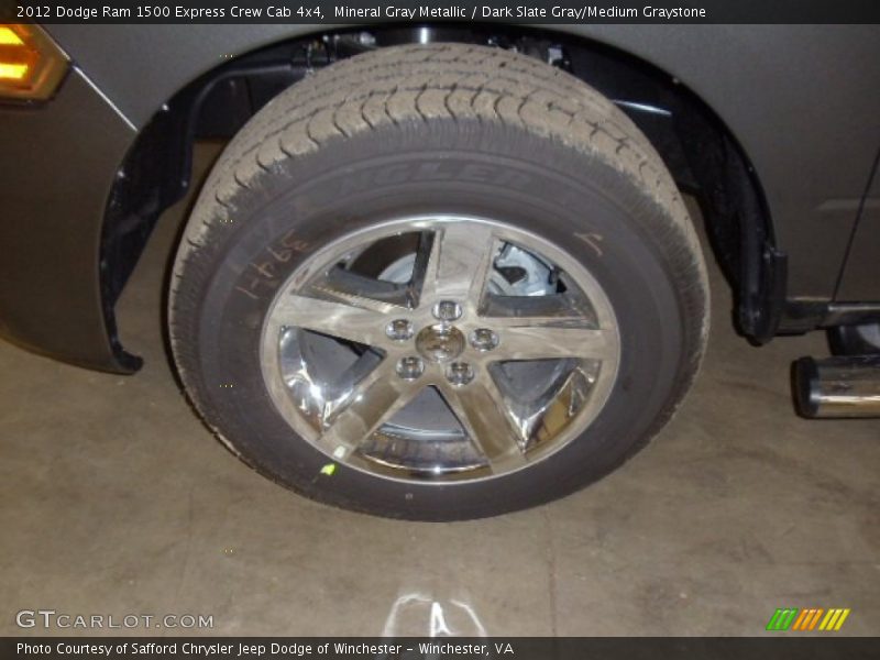 Mineral Gray Metallic / Dark Slate Gray/Medium Graystone 2012 Dodge Ram 1500 Express Crew Cab 4x4