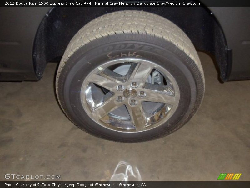 Mineral Gray Metallic / Dark Slate Gray/Medium Graystone 2012 Dodge Ram 1500 Express Crew Cab 4x4