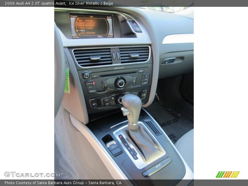 Ice Silver Metallic / Beige 2009 Audi A4 2.0T quattro Avant