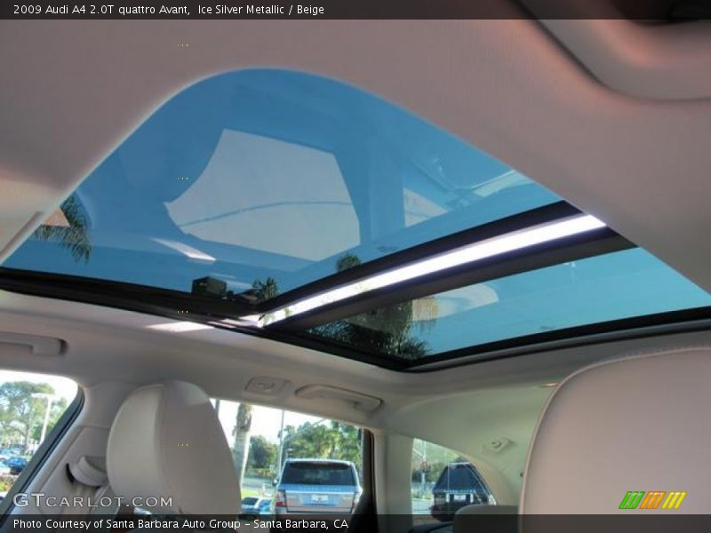 Ice Silver Metallic / Beige 2009 Audi A4 2.0T quattro Avant