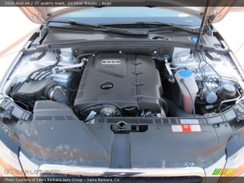 Ice Silver Metallic / Beige 2009 Audi A4 2.0T quattro Avant